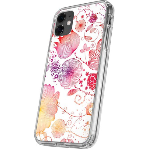 Elegant Flowers iPhone 11 Clear Case