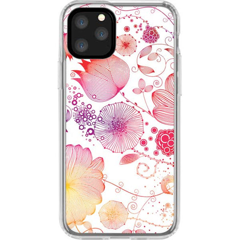 Elegant Flowers iPhone 11 Pro Clear Case