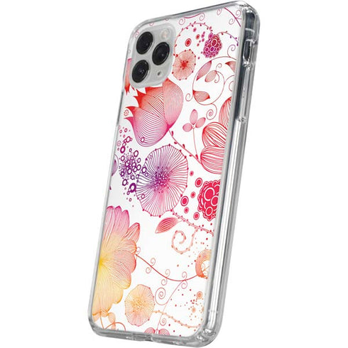 Elegant Flowers iPhone 11 Pro Clear Case