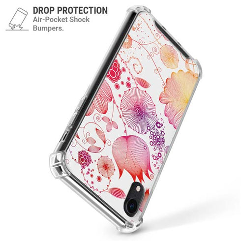 Elegant Flowers iPhone XR Clear Case
