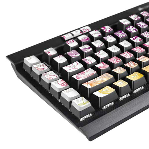 Elegant Flowers K95 RGB PLATINUM Mechanical Gaming Keyboard Skin