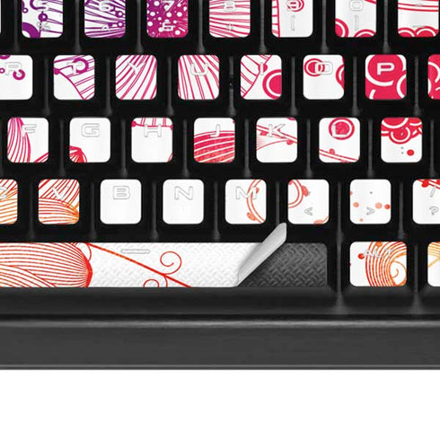 Elegant Flowers K95 RGB PLATINUM Mechanical Gaming Keyboard Skin