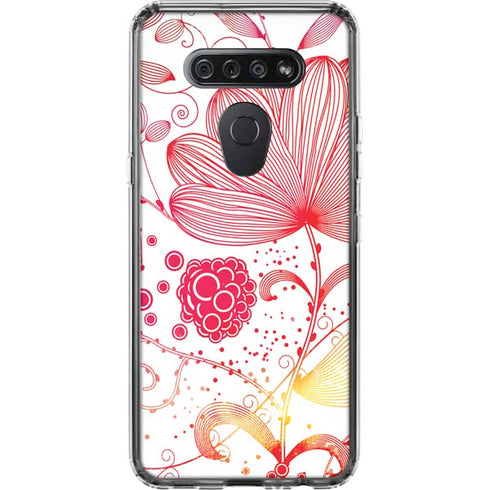 Elegant Flowers LG K51/Q51 Clear Case