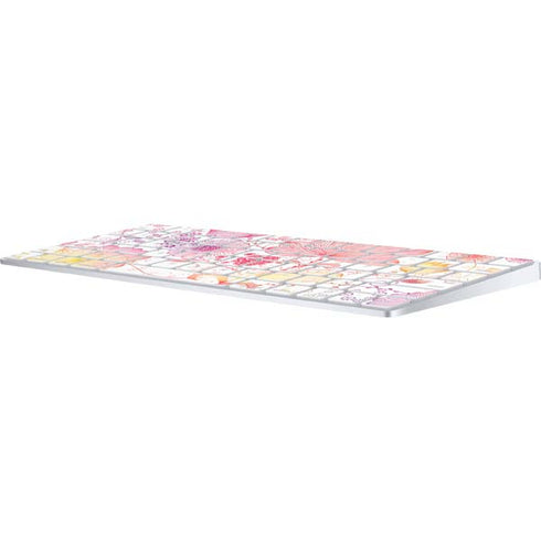 Elegant Flowers Magic Keyboard Skin