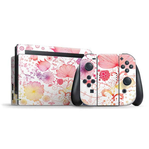 Elegant Flowers Nintendo Switch Bundle Skin