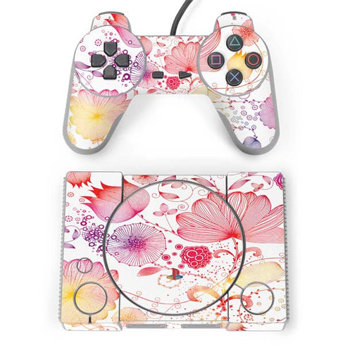 Elegant Flowers PlayStation Classic Bundle Skin