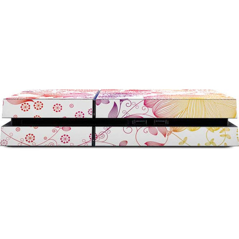 Elegant Flowers PS4 Console Skin