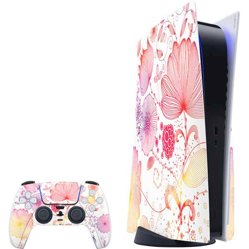 Elegant Flowers PS5 Bundle Skin