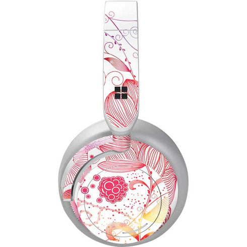 Elegant Flowers Surface Headphones Skin