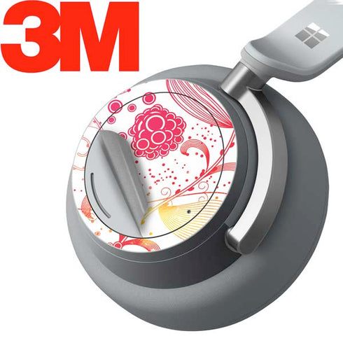 Elegant Flowers Surface Headphones Skin