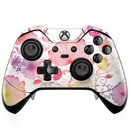 Elegant Flowers Xbox One Elite Controller Skin
