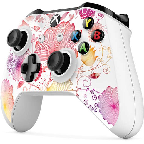 Elegant Flowers Xbox One S All-Digital Edition Bundle Skin