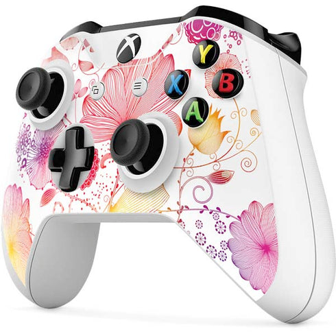 Elegant Flowers Xbox One S Controller Skin