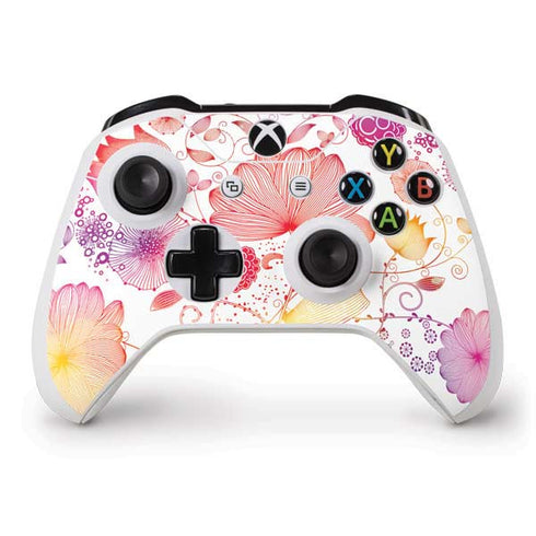 Elegant Flowers Xbox One S Controller Skin