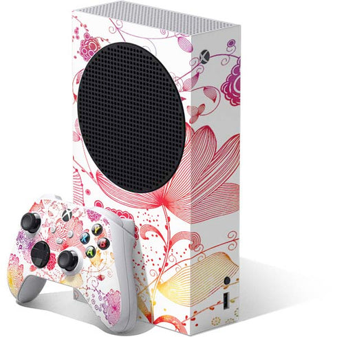 Elegant Flowers Xbox Series S Bundle Skin