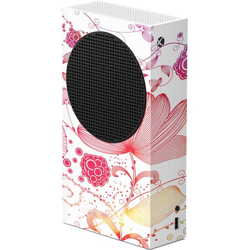 Elegant Flowers Xbox Series S Console Skin
