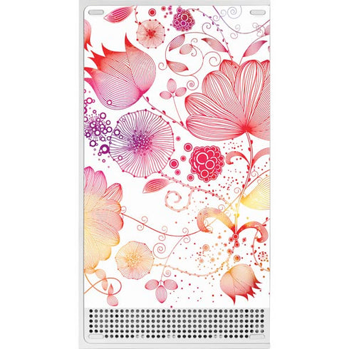 Elegant Flowers Xbox Series S Console Skin