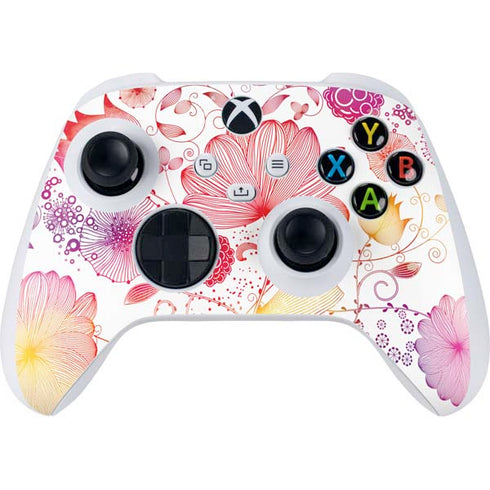 Elegant Flowers Xbox Series S Controller Skin