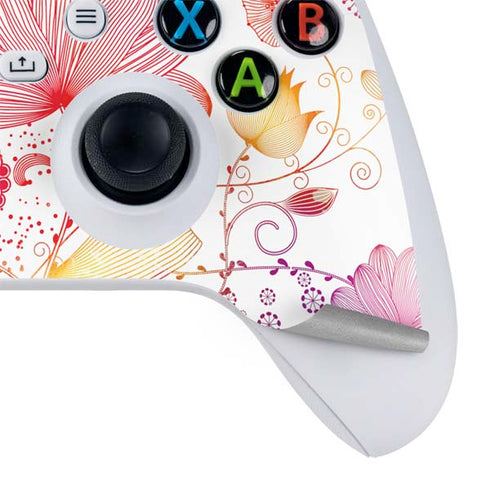 Elegant Flowers Xbox Series S Controller Skin