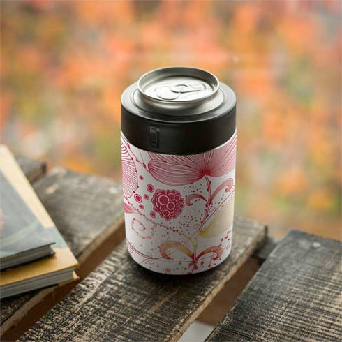 Elegant Flowers Yeti Colster Can Insulator Skin