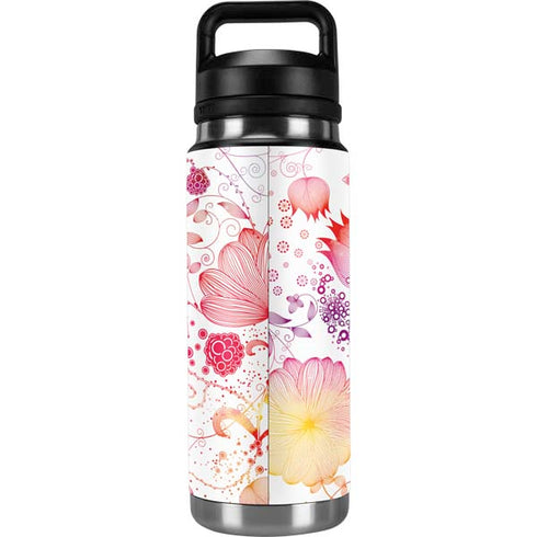 Elegant Flowers YETI Rambler 26oz Bottle Skin