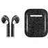 Elephant Print Black Apple AirPods Skin