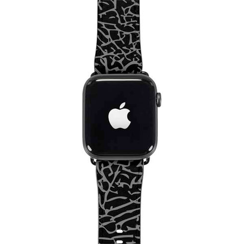 Elephant Print Black Apple Watch Band 38-40mm