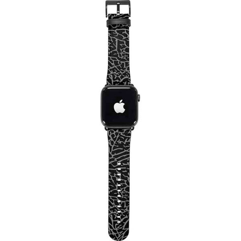 Elephant Print Black Apple Watch Band 38-40mm
