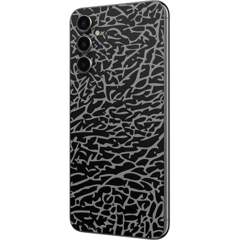 Elephant Print Black Galaxy A14 5G Skin