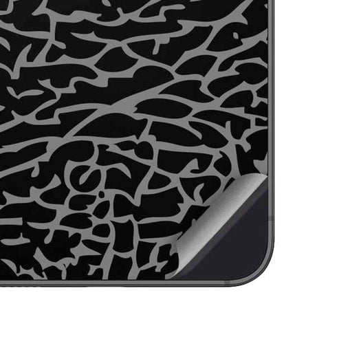 Elephant Print Black Galaxy A14 5G Skin