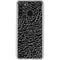 Elephant Print Black Galaxy A21 Clear Case