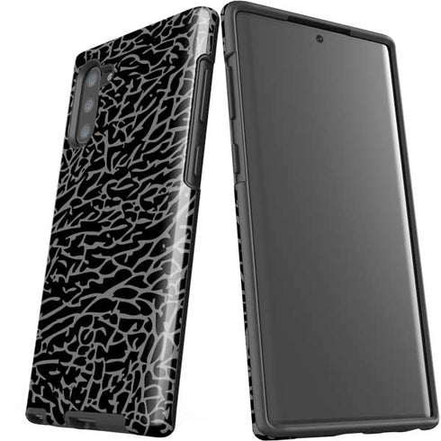 Elephant Print Black Galaxy Note 10 Pro Case