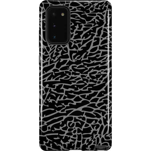 Elephant Print Black Galaxy Note20 5G Pro Case