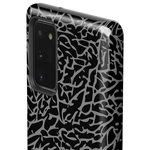 Elephant Print Black Galaxy Note20 5G Pro Case