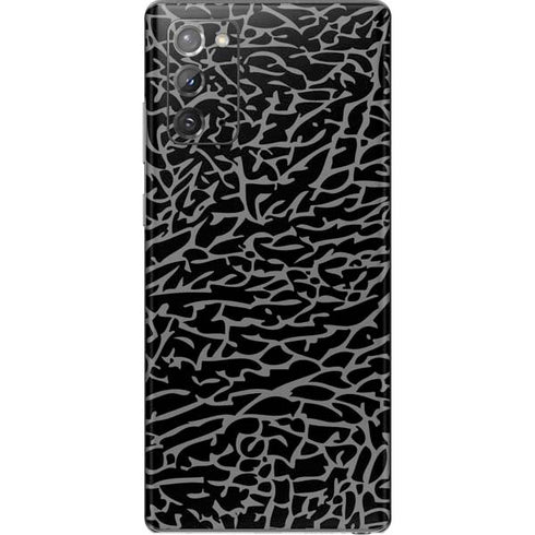 Elephant Print Black Galaxy Note20 5G Skin