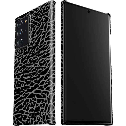 Elephant Print Black Galaxy Note20 Ultra 5G Lite Case