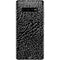 Elephant Print Black Galaxy S10 Plus Skin
