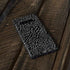 Elephant Print Black Galaxy S10 Skin