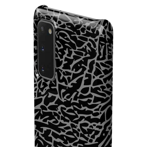 Elephant Print Black Galaxy S20 Lite Case
