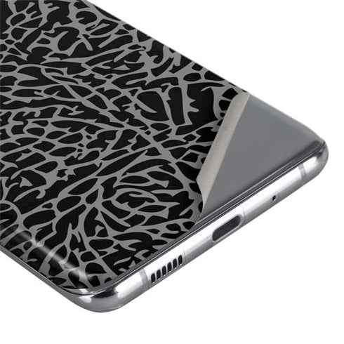 Elephant Print Black Galaxy S20 Ultra 5G Skin