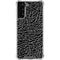 Elephant Print Black Galaxy S21 FE Clear Case