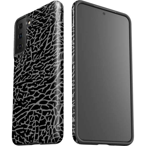 Elephant Print Black Galaxy S21 Plus 5G Pro Case