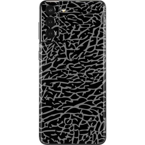 Elephant Print Black Galaxy S21 Plus 5G Skin