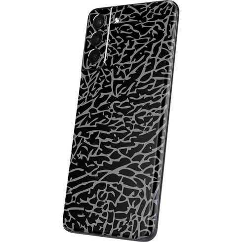 Elephant Print Black Galaxy S21 Plus 5G Skin