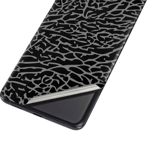 Elephant Print Black Galaxy S21 Plus 5G Skin