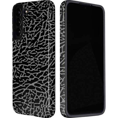 Elephant Print Black Galaxy S22 Pro Case