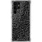 Elephant Print Black Galaxy S22 Ultra Clear Case