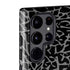 Elephant Print Black Galaxy S22 Ultra Pro Case