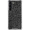Elephant Print Black Galaxy S23 Clear Case