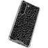 Elephant Print Black Galaxy S23 Clear Case